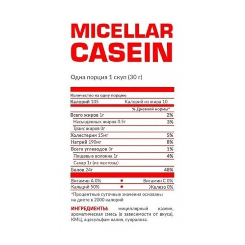 Протеїн Nosorog Nutrition Casein 700 g /23 servings/ Unflavored