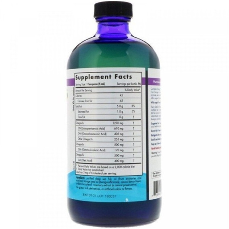 Омега 3-6-9 Nordic Naturals Complete Omega 473 ml Great Lemon taste