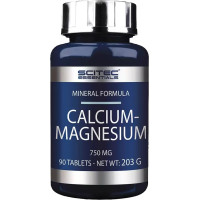 Мультимінерали для спорту Scitec Nutrition Calcium-Magnesium 90 Tabs
