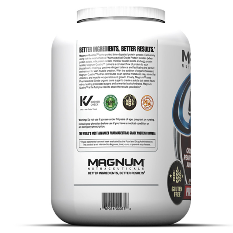 Протеїн Magnum Nutraceuticals Quattro 1820 g /50 servings/ Vanilla Ice Cream