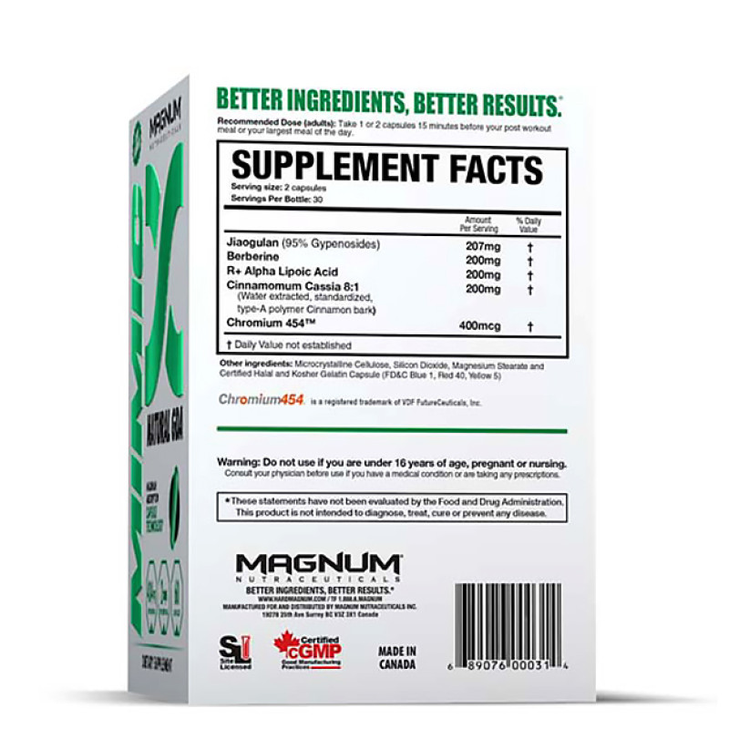 Комплексний жироспалювач Magnum Nutraceuticals Mimic 60 Caps
