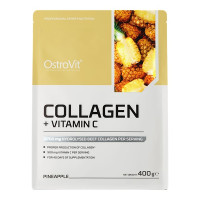 Хондропротектор (для спорту) OstroVit Collagen And Vitamin C 400 g /40 servings/ Pineapple