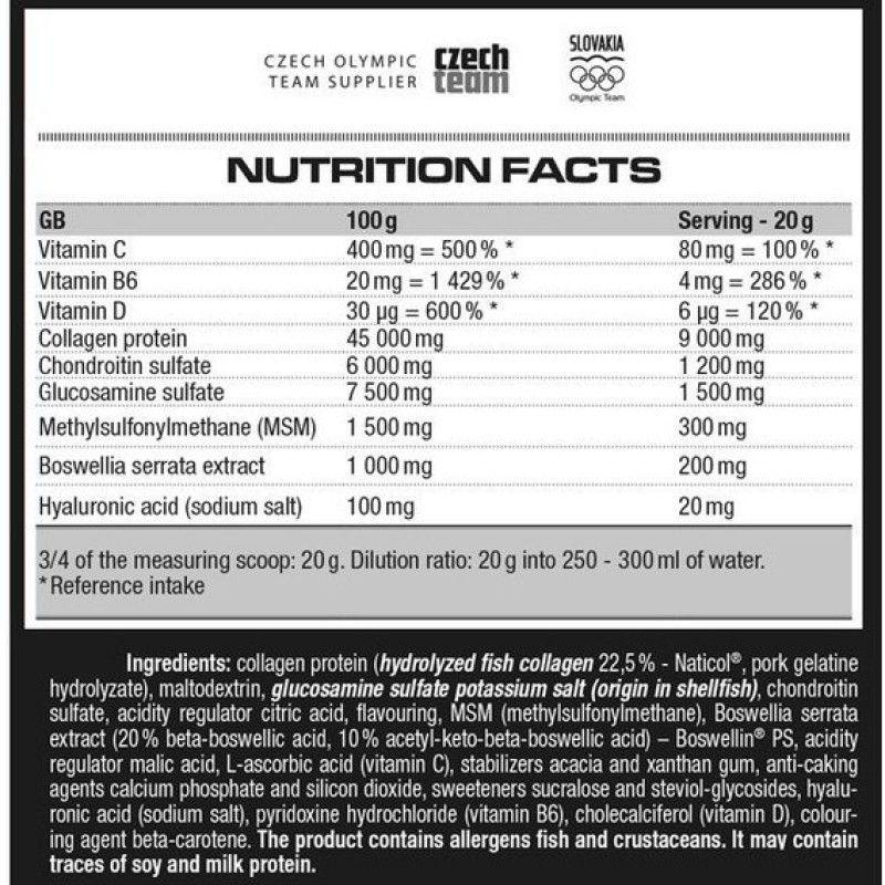 Хондропротектор (для спорту) Nutrend Flexit Gold Drink 400 g /20 servings/ Apple