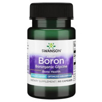 Микроэлемент Бор Swanson Albion Boron Bororganic Glycine 6 mg 60 Caps
