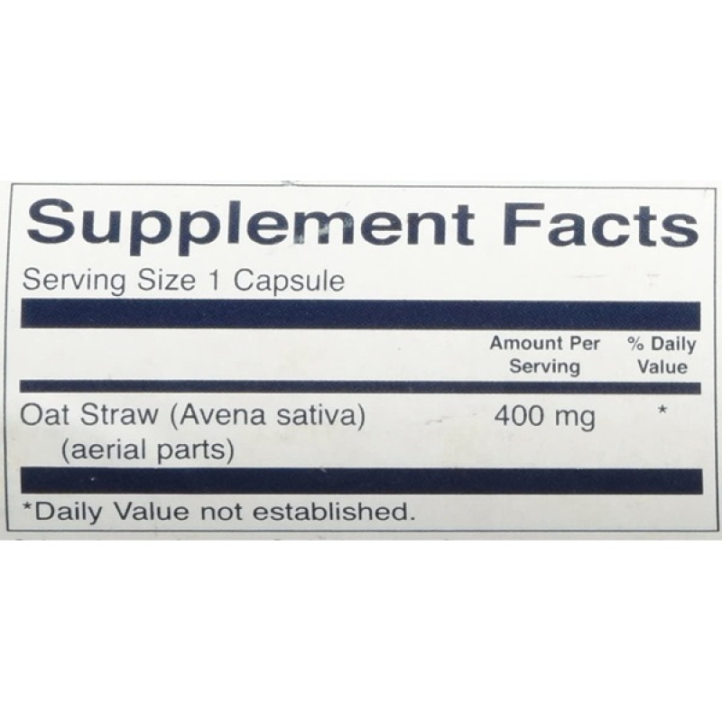 Тонізуючий засіб Swanson Full Spectrum Oat Straw 400 mg 60 Caps