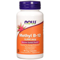 Вітамін Б12 NOW Foods Methyl B-12 5000 mcg 90 Veg Caps