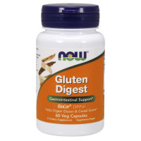 Травні ферменти NOW Foods Gluten Digest 60 Veg Caps