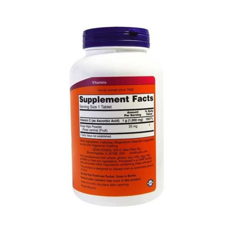 Вітамін C NOW Foods Vitamin C-1000 250 Tabs