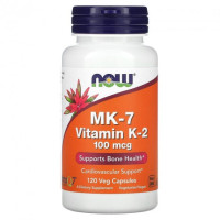 Витамин K NOW Foods Vitamin K-2 (MK7) 100 mcg 120 Veg Caps
