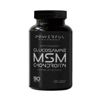 Хондропротектор (для спорта) Powerful Progress Glucosamine-Chondroitin + MSM 90 Tabs