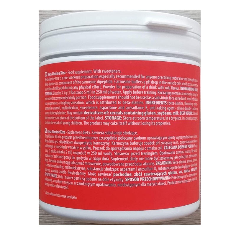 Бета-аланін для спорту Activlab Beta Alanine 300 g /85 servings/ Apple